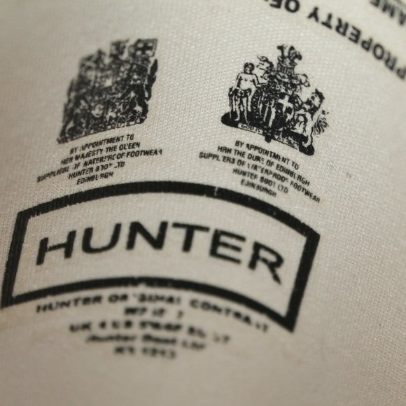 Hunter Rain Snow Rubber Boots Wellies Rare Color Combo - Picture 5 of 9